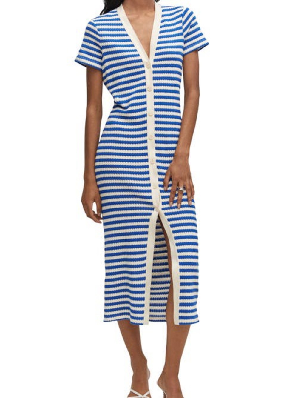 Mango Tuni Stripe Knit Dress size M/6